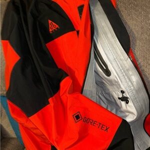 Nike ACG Gore-Tex Jacket in Habanero Red and Black. WORN ONCE
